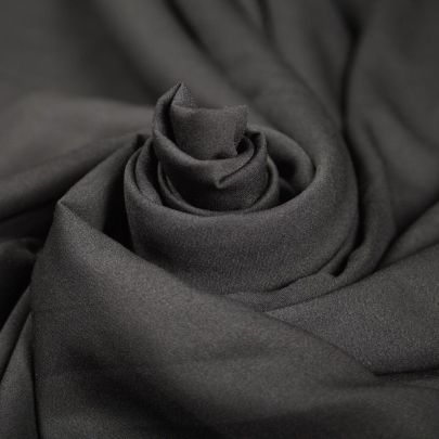 Polyester Sheen Fabric Black (Remnant-135cmx110cm) 