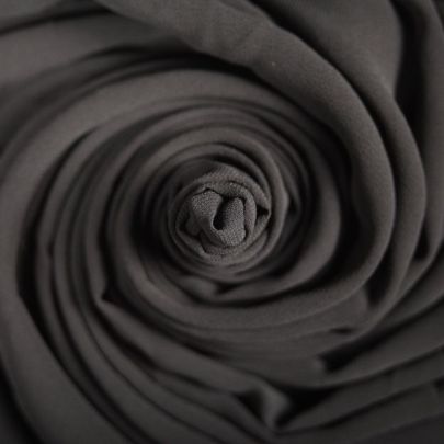 Silk  Georgette  in Black(110cm x 150cm)