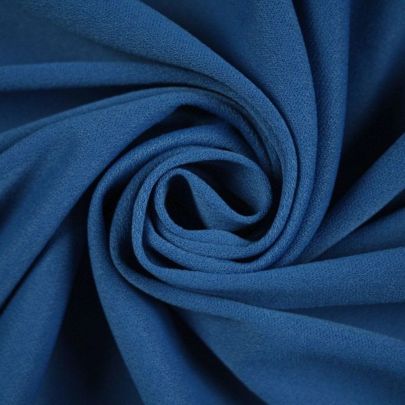 100% Polyester Fabric Blue (Remnant-55cmx165cm) 