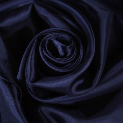 Polyester Satin Royal Blue Fabric (Remnant-50cmx140cm) 