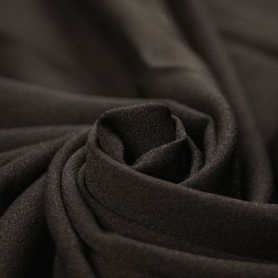 100% Rayon Fabric Rich Pure Black (Remnant-95cmx135cm) 