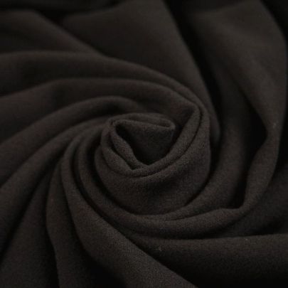 RayonCrepe in Black (65cm x 140cm)