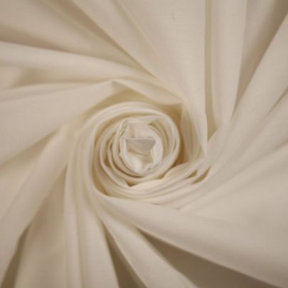 Cotton Smart Smooth Cream Fabric (Remnant-130cmx145cm) 