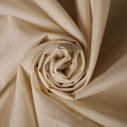 Cotton Cream Fabric (Remnant-65cmx100cm) 