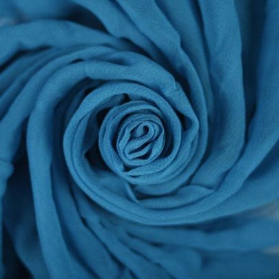 100% Luxury Polyester  in Light Blue(100cmx85cm )