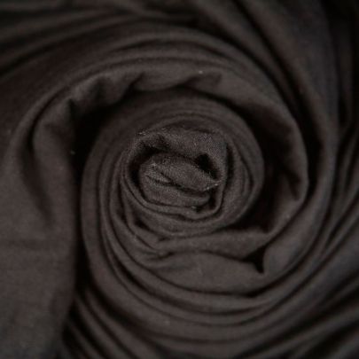 100% Cotton Jersey Black (Remnant-100cmx140cm) 