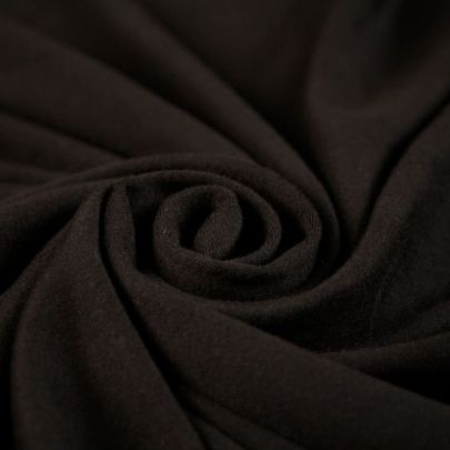 100% Cotton Jersey Black (Remnant-120cmx80cm) 