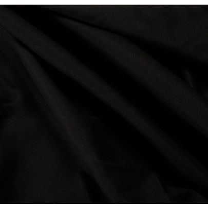 100% Wool Black Fabric