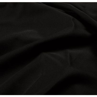 100% Wool Black Fabric