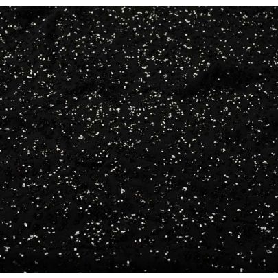 Vintage Jasper Conran Guigou Jersey – Black (Sold as 1.8 x 0.7m piece)