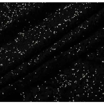 Vintage Jasper Conran Guigou Jersey – Black (Sold as 1.8 x 0.7m piece)