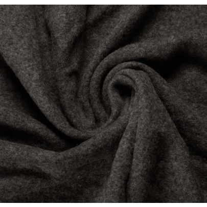 Wool Charcoal Grey (sold as 1.2m X 0.3m piece) 