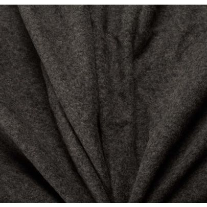 Wool Charcoal Grey (sold as 1.2m X 0.3m piece) 