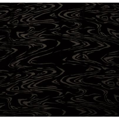 Vintage Designer Black Velvet Devore (sold as 1.90m X 1m piece)