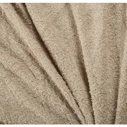 Silk Boucle Cream Fabric