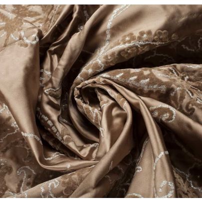 Duchess Silk Satin - Nude design (sold as 1.4 x 1.2m piece)