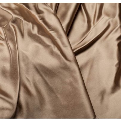 100% Polyester Taffeta Beige Fabric