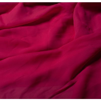 100% Silk Georgette Pink Fabric