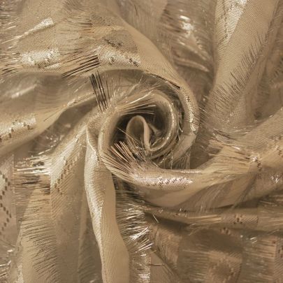 100% Polyester Fabric Silver Fabric Tassel Fabric Grey Fabric (207x91cm Remant Fabric) 