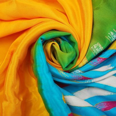 100% Polyester Fabric Stripe Fabric Pattern Fabric Multi  (192 x 116cm Remant Fabric) 