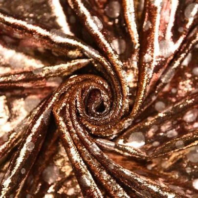 Polyester Fabric Metallic Fabric Polka Dots (Remnant-100cmx120cm) 