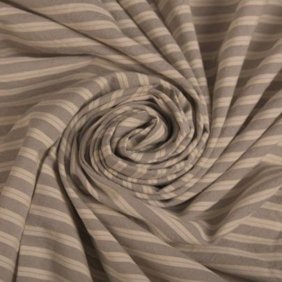 Striped Jersey  Grey and White (123cm x 103cm)
