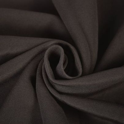 100% Wool Crepe Black Material (Remnant-50cmx130cm) 