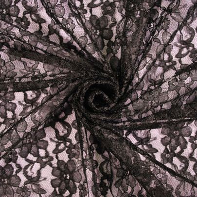 Polyester Lace Mesh Floral  Multicolour (140cm x 70 cm)