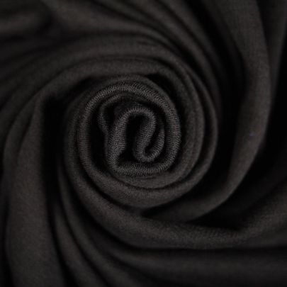 Cotton Soft Jersey Fabric Black Fabric (Remnant-170cmx140cm) 