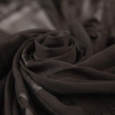 100% Polyester  in Black   (110cm x 200cm)