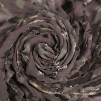 Velvet Devore in Teal (105 x 50cm )