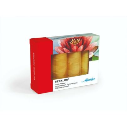 Mettler - SERALON® Sewing Thread 4 x 200m - Yellow