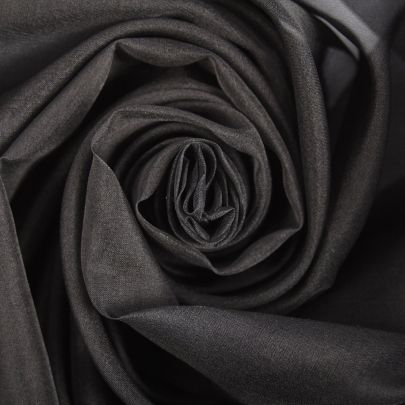 100% Silk Organza Black Fabric