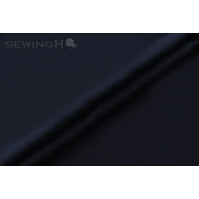 100% Silk Georgette Fabric- Navy