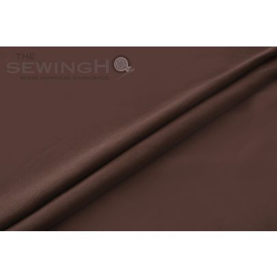 100% Silk Georgette Fabric- Chocolate Brown