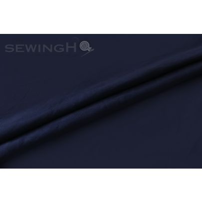 Silk Georgette Fabric in Dark Navy