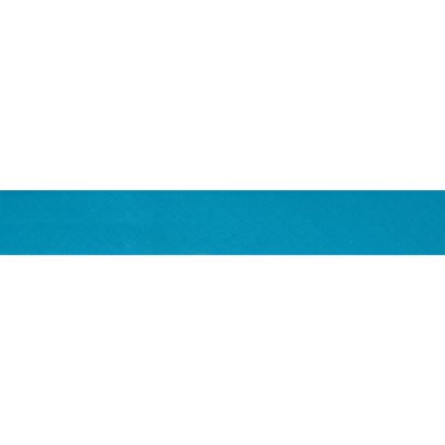 Trimits Polycotton Bias Binding- Aqua Blue: 12mm 