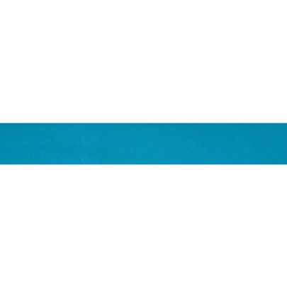 Trimits Polycotton Bias Binding- Aqua Blue: 2.5m X 25mm 
