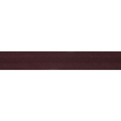 Trimits Polycotton Bias Binding- Chocolate: 2.5m X 25mm 