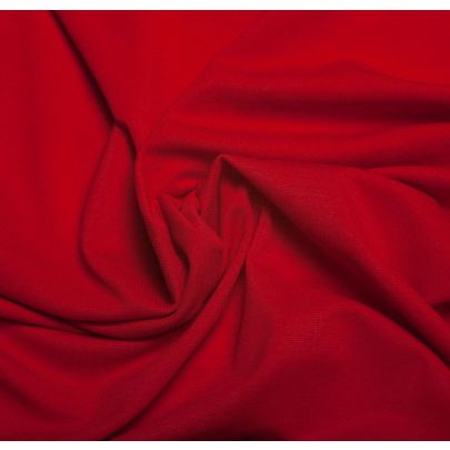 Rayon Elastane Red Fabric