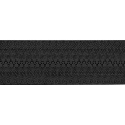 25cm Vislon Open End Sports Zip in Black