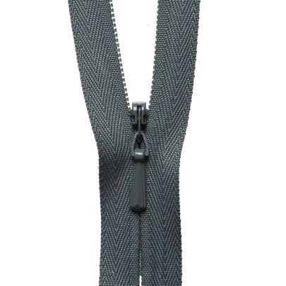 YKK Concealed Zip- Elephant Grey 20cm