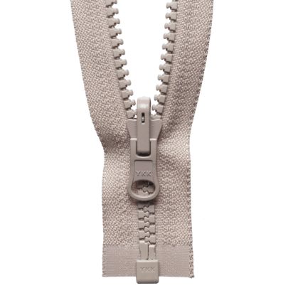 YKK Vislon Reversible Flip Over Zip- Fawn 66cm