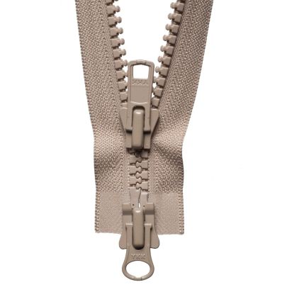 YKK Heavyweight Zipper in Light Brown