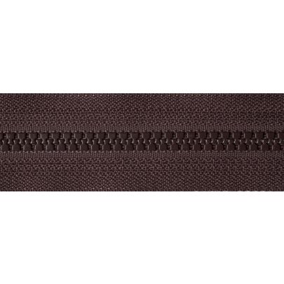 YKK Vislon Reversible Flip Over Zip- Brown 76cm