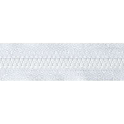 YKK Vislon Heavyweight Open-End Zip- White 61cm