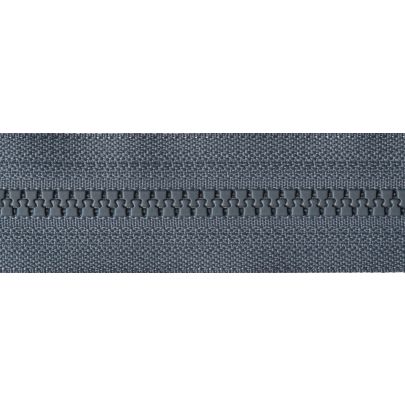 YKK Vislon Reversible Flip Over Zip- Dark Grey 66cm
