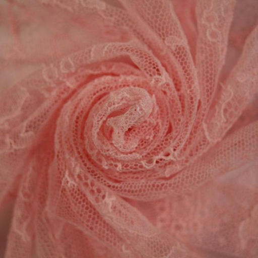 light pink fabric with floral print design